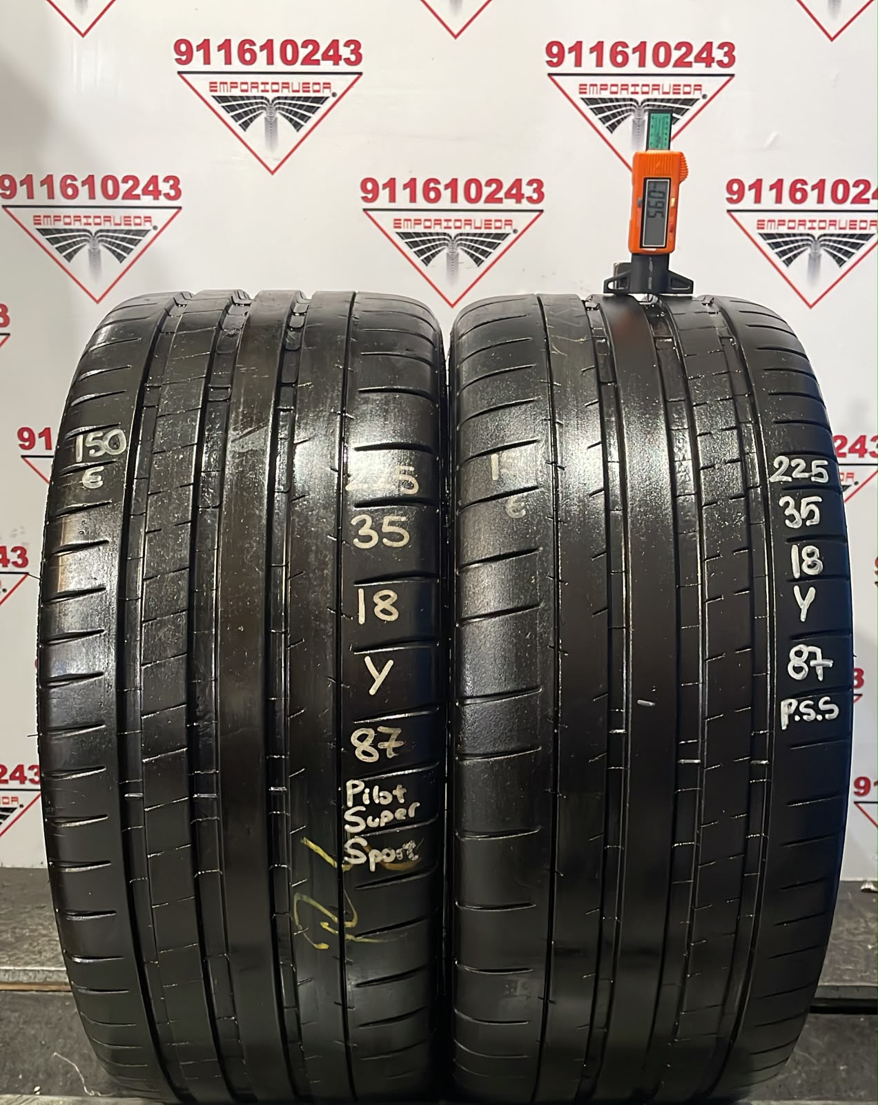 MICHELIN PILOT SUPER SPORT USADO  225/35 R18 87 Y